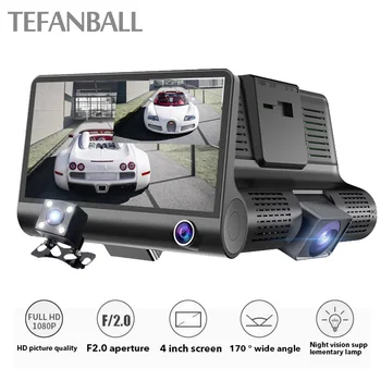 Car Recorder DVR 3 Cameras Lens 4.0 Inch Dash Camera Dual Lens With Rearview Camera Video Recorder Auto Registrator Dvrs
Car Recorder DVR 3 Cameras Lens 4.0 Inch Dash Camera Dual Lens With Rearview Camera Video Recorder Auto Registrator Dvrs