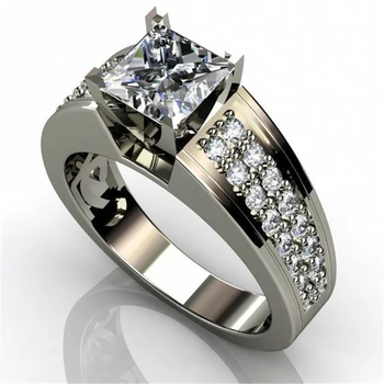 Mosaic Princess Square Diamond Ring for Women Men Engagement Simulation Flash Diamond Bizuteria Gemstone Ring Anillos De Jewelry
Mosaic Princess Square Diamond Ring for Women Men Engagement Simulation Flash Diamond Bizuteria Gemstone Ring Anillos De Jewelry