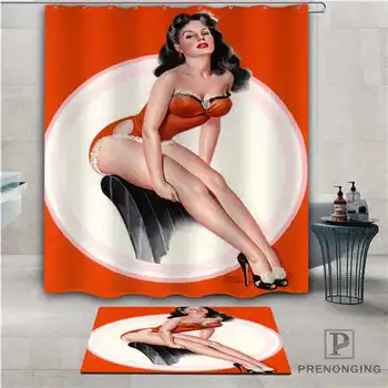 Custom pin-up art (1) Waterproof Shower Curtain Doormat Home Bath Bathroom Polyester Fabric Multi Sizes#2019-01-12-266 
Custom pin-up art (1) Waterproof Shower Curtain Doormat Home Bath Bathroom Polyester Fabric Multi Sizes#2019-01-12-266