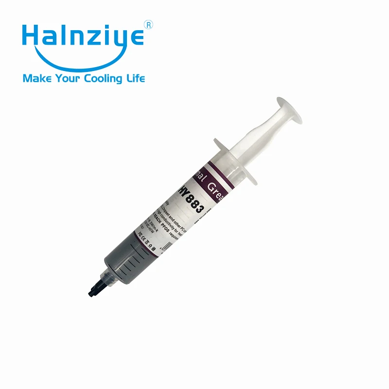 free shipping cost HY883 6.5W/m-K thermal paste grease compound for high power LED net weight 20g in large syringe
free shipping cost HY883 6.5W/m-K thermal paste grease compound for high power LED net weight 20g in large syringe