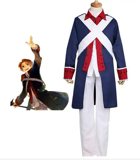 Униформа для косплея Axis Powers Hetalia America независимая война униформа из хлопка США