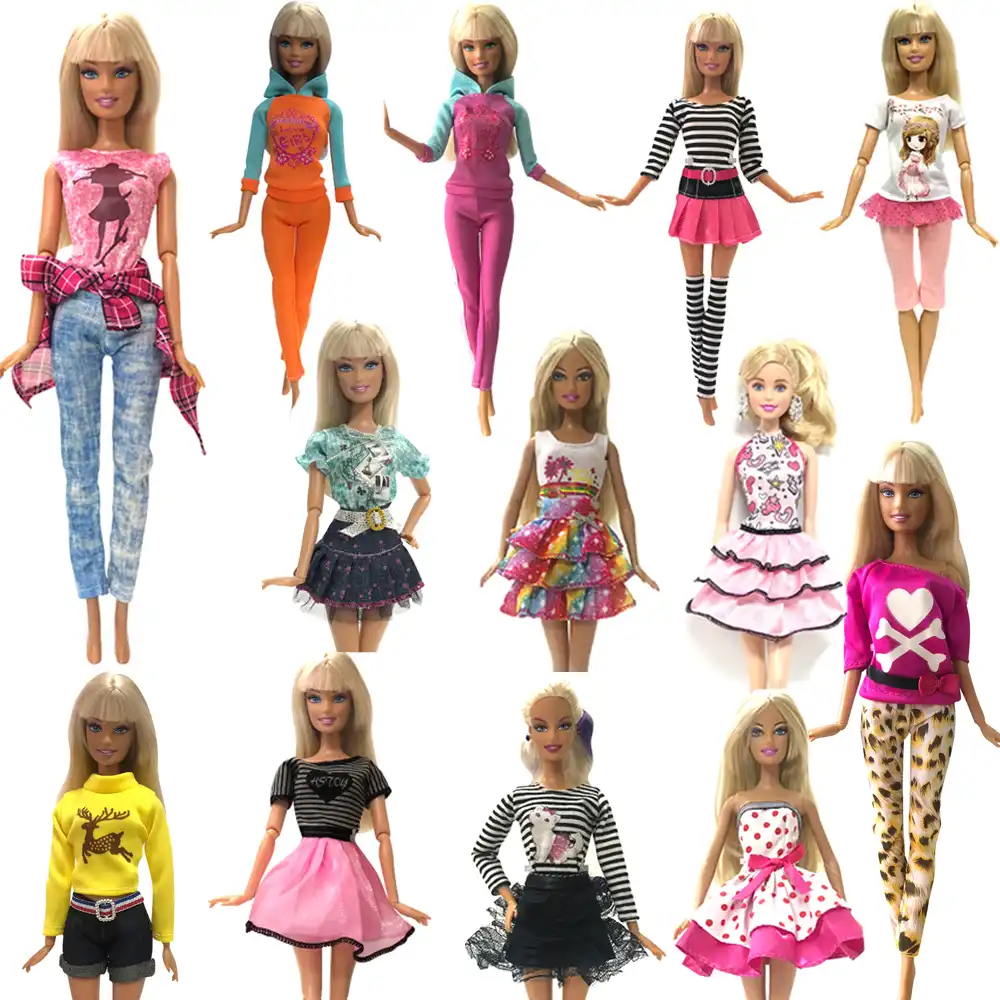 outfit handmade party clothes top fashion skirt for barbie