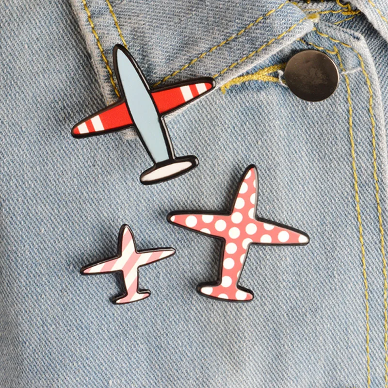 3 pcs/lot creative airplane acrylic brooch button pins denim jacket pin jewelry decoration badge for clothes lapel pins
3 pcs/lot creative airplane acrylic brooch button pins denim jacket pin jewelry decoration badge for clothes lapel pins