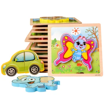 Montessori Toys Kids Educational Wooden Toys for Children Early Learning Baby Teaching Materials Games Cartoon 3D Puzzles
Montessori Toys Kids Educational Wooden Toys for Children Early Learning Baby Teaching Materials Games Cartoon 3D Puzzles