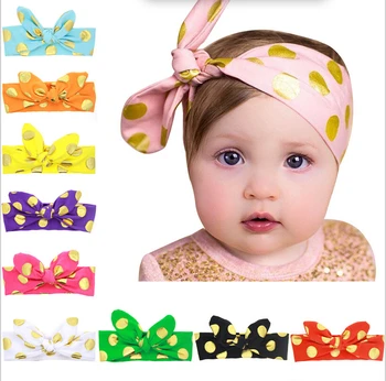 Children Bunny Ear Headband Polka Dot Gold Dot Knot Girls Headband Girls Knot Headband 10 Colors 30Pcs/lot
Children Bunny Ear Headband Polka Dot Gold Dot Knot Girls Headband Girls Knot Headband 10 Colors 30Pcs/lot