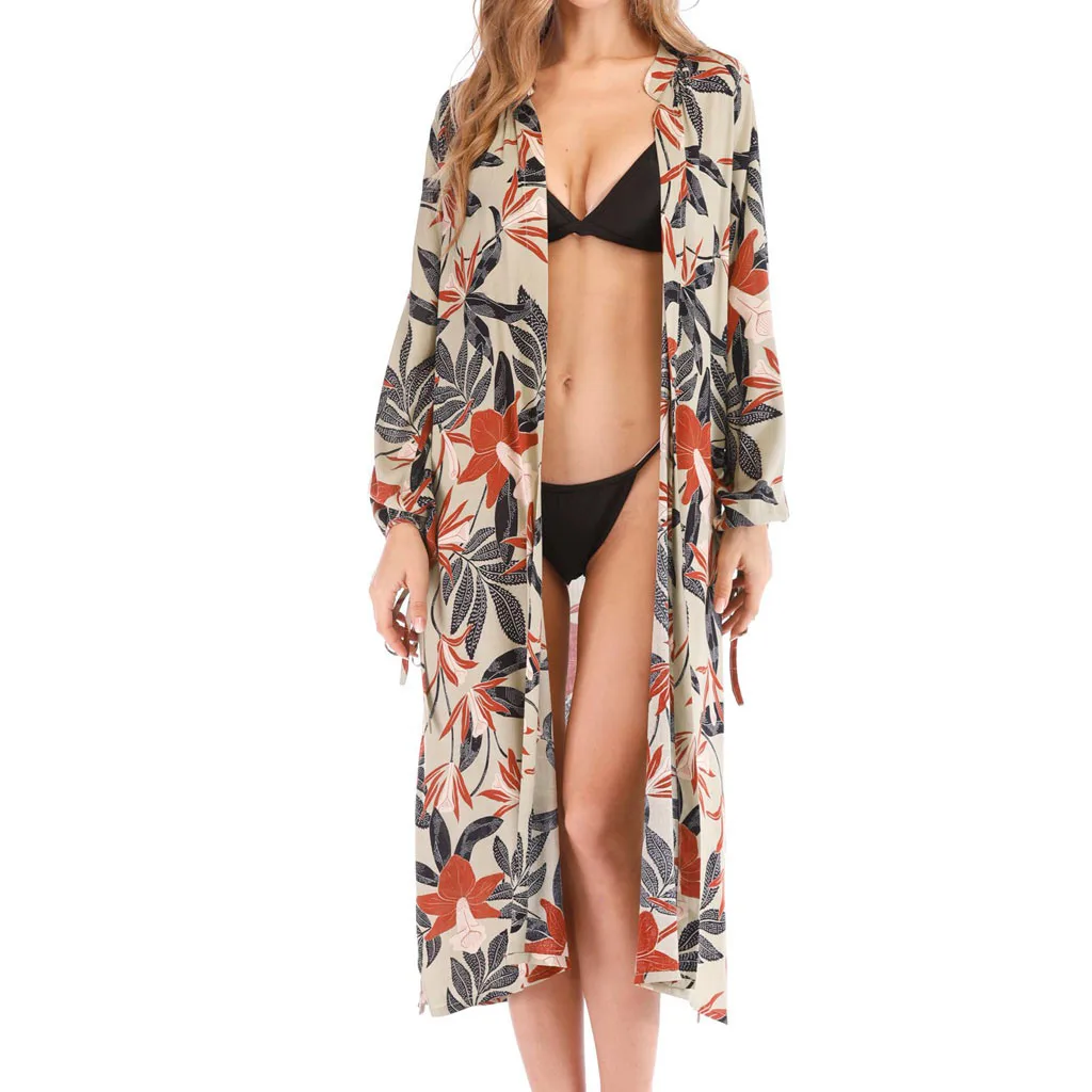 Women Summer Chiffon Print Bikini Cover Up Beach Sunscreen Cardigan Beachwear Kimono Beach Suit 2019 Swimwear W30417
Women Summer Chiffon Print Bikini Cover Up Beach Sunscreen Cardigan Beachwear Kimono Beach Suit 2019 Swimwear W30417