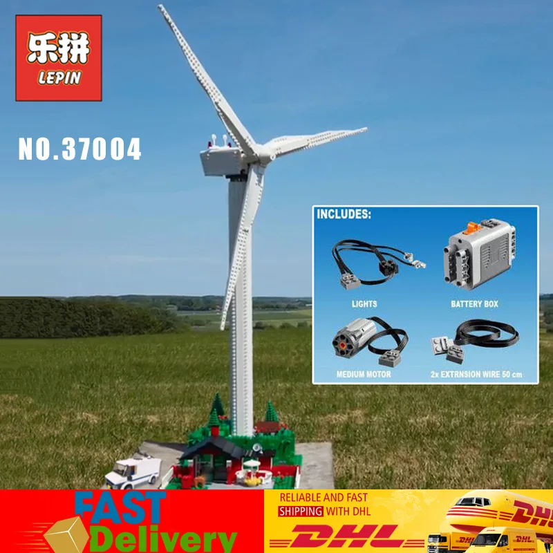 2018 Lpein 37004 925 Pcs Windmill Turbine with Motor Function Set Building Blocks Bricks Toys Gifts Compatible LegoINGlys 10268
2018 Lpein 37004 925 Pcs Windmill Turbine with Motor Function Set Building Blocks Bricks Toys Gifts Compatible LegoINGlys 10268