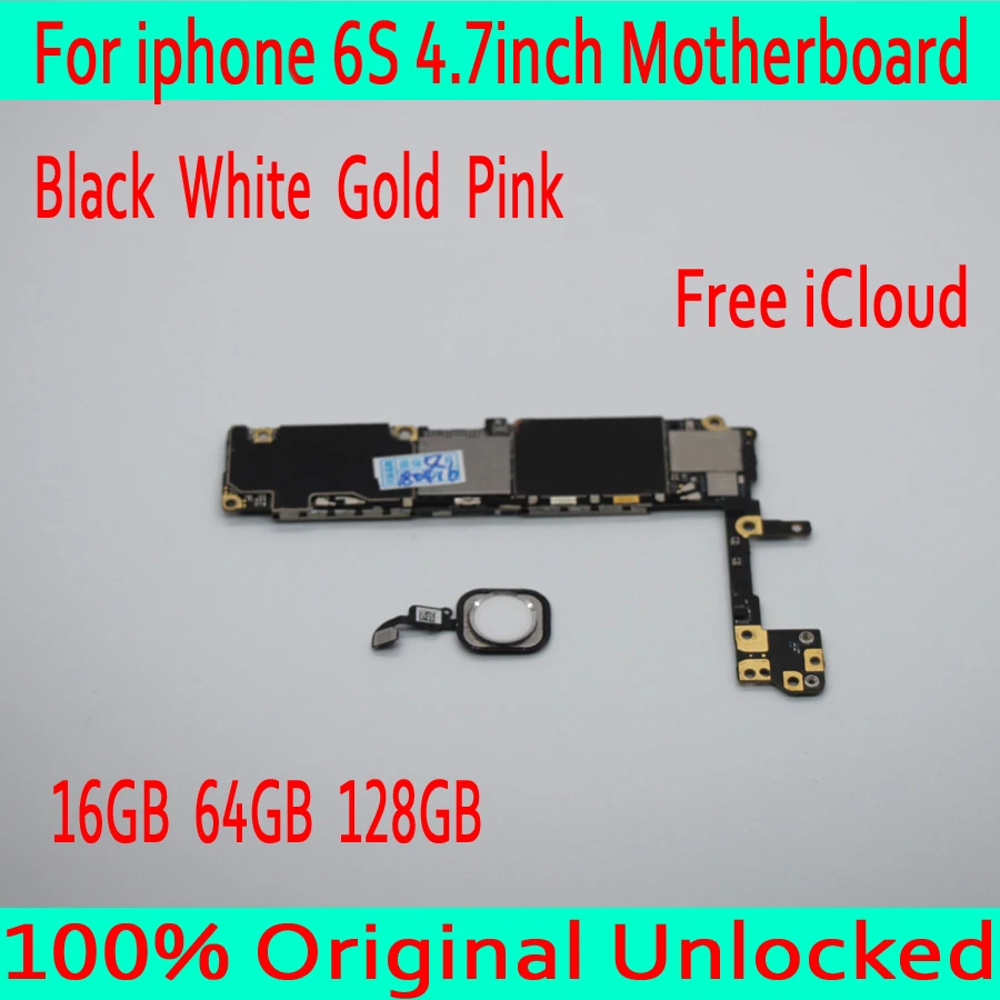 16GB 64GB 128GB With Touch ID for iphone 6S Motherboard with Free iCloud,Original unlocked for iphone 6S Mainboard
16GB 64GB 128GB With Touch ID for iphone 6S Motherboard with Free iCloud,Original unlocked for iphone 6S Mainboard