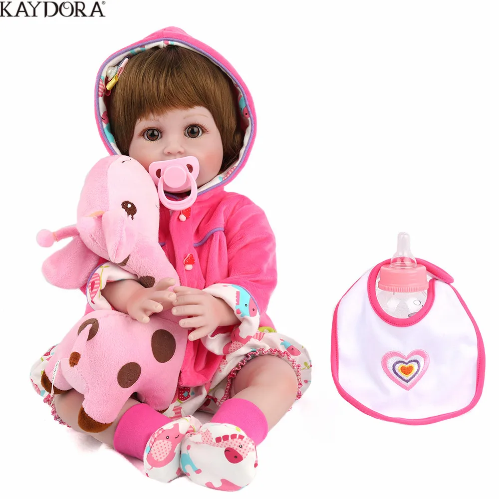 KAYDORA 55cm Reborn Doll Baby Newborn Lifelike Baby Reborn Menina Realistic Silicone Dolls Girls Boneca Toys For Girls
KAYDORA 55cm Reborn Doll Baby Newborn Lifelike Baby Reborn Menina Realistic Silicone Dolls Girls Boneca Toys For Girls