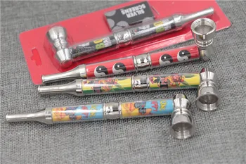 6pcs/lot wholesales Jamaican Reggae BOB Long Smoking Pipe Metal cigarette herb smoker Tobacco Pipe filter screen
6pcs/lot wholesales Jamaican Reggae BOB Long Smoking Pipe Metal cigarette herb smoker Tobacco Pipe filter screen