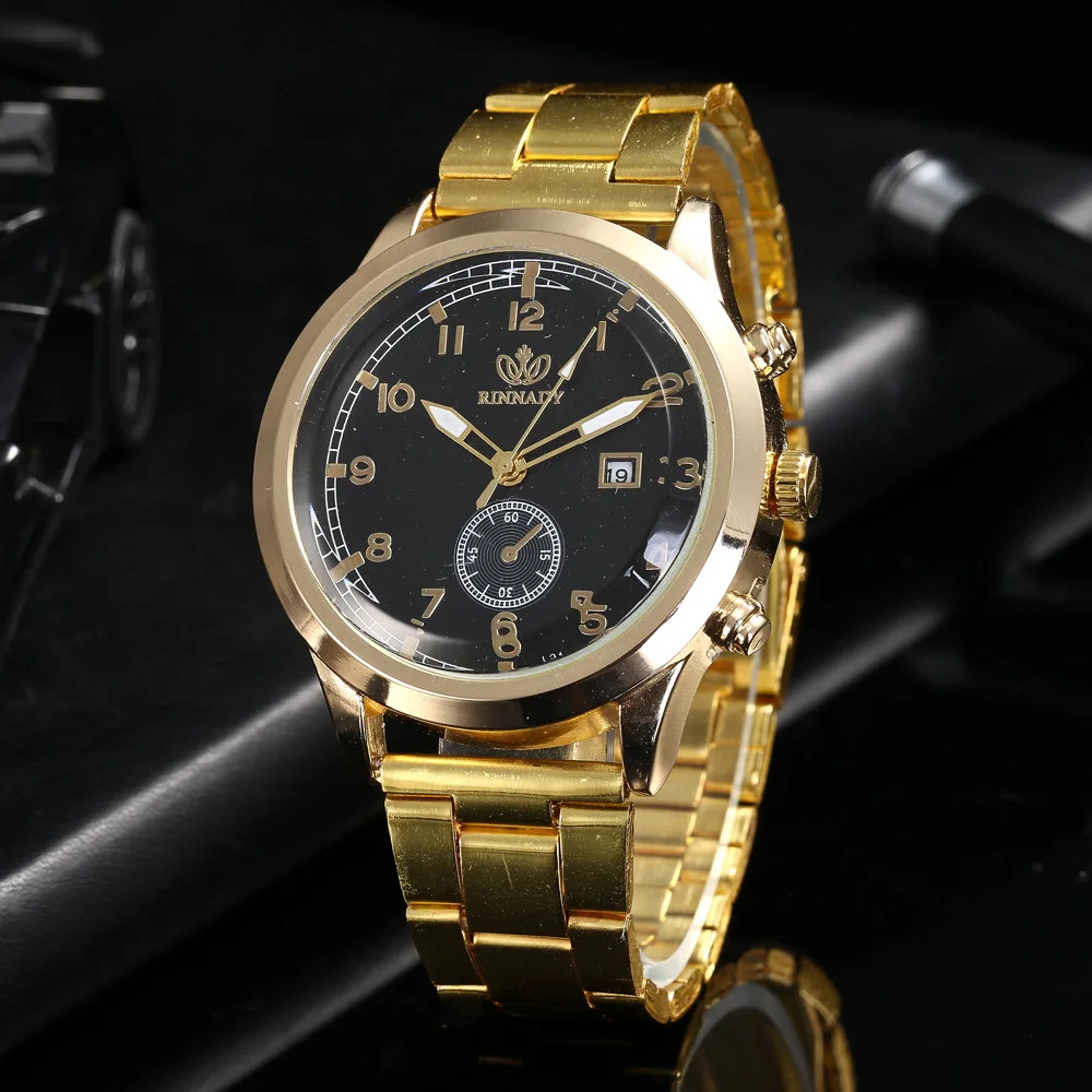 Hot! Top Brand Business Men Watch Male Luxury Dress Wrist Watch Full Steel Calendar Alloy Gold Quartz Watches Relogio Masculino
Hot! Top Brand Business Men Watch Male Luxury Dress Wrist Watch Full Steel Calendar Alloy Gold Quartz Watches Relogio Masculino