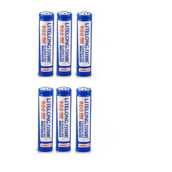 6pcs/lot 3.7v 10440 lithium battery super capacity hand suitable for flashlight toy 900MAH AAA rechargeable battery
6pcs/lot 3.7v 10440 lithium battery super capacity hand suitable for flashlight toy 900MAH AAA rechargeable battery
