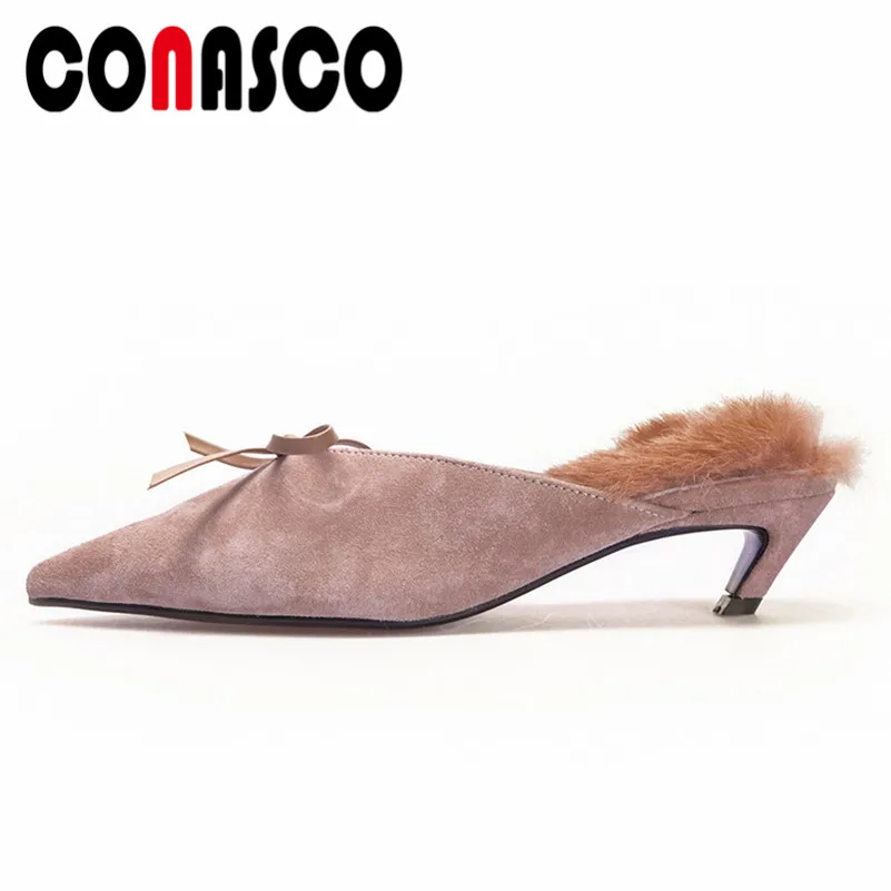 CONASCO Elegant Women Pumps High Heels Pointed Toe Party Wedding Shoes Woman Butterfly-knot Prom Pumps Ladies Slingbacks Shoes
CONASCO Elegant Women Pumps High Heels Pointed Toe Party Wedding Shoes Woman Butterfly-knot Prom Pumps Ladies Slingbacks Shoes