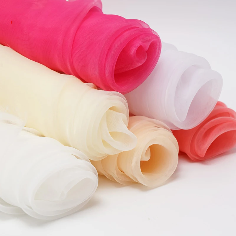 5M/lot Sheer Organza Fabric Home Wedding Decoration Organza Fabric Table Curtain DIY Material
5M/lot Sheer Organza Fabric Home Wedding Decoration Organza Fabric Table Curtain DIY Material