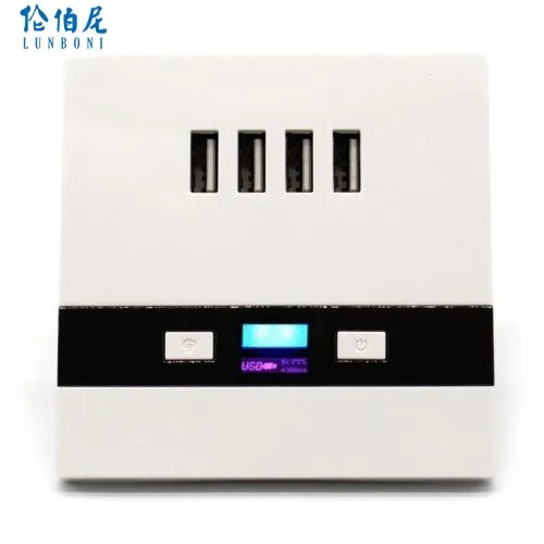 2.1A 4 Ports USB Wall Socket Charger 220V Home Useful Electrical Panel Adapter Power Outlet For iPhone Samsung HTC Xiaomi
2.1A 4 Ports USB Wall Socket Charger 220V Home Useful Electrical Panel Adapter Power Outlet For iPhone Samsung HTC Xiaomi