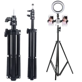 New 50cm/160cm LED Selfie Ring Light Tripod Studio Photography Photo Selfie Stick Telescopic Tripod For Smartphone Makeup Selfie
New 50cm/160cm LED Selfie Ring Light Tripod Studio Photography Photo Selfie Stick Telescopic Tripod For Smartphone Makeup Selfie