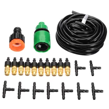 Garden Misting System 16ft Patio Water Nozzles Mist Sprinkler Garden Watering Irrigation System Kit
Garden Misting System 16ft Patio Water Nozzles Mist Sprinkler Garden Watering Irrigation System Kit