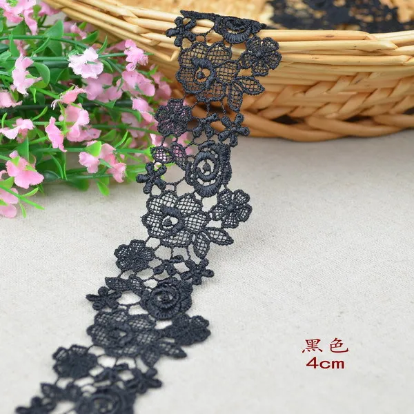 Free Shipping-22meters/lot,4cm/1.57''Width,Black lace trim,Flower venise lace trim
Free Shipping-22meters/lot,4cm/1.57''Width,Black lace trim,Flower venise lace trim
