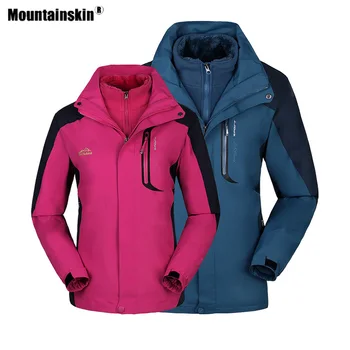 Men Women's 2 PCS Winter Fleece Hiking Outdoor Sport Waterproof Jacket Thick Thermal Windbreaker Male Skiing Climbing Coat VA544
Men Women's 2 PCS Winter Fleece Hiking Outdoor Sport Waterproof Jacket Thick Thermal Windbreaker Male Skiing Climbing Coat VA544