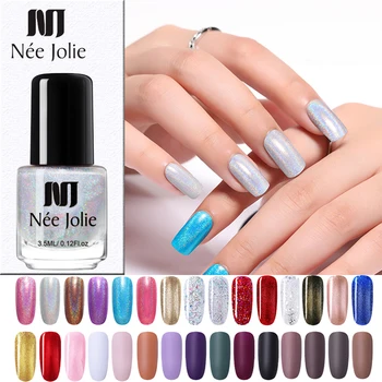 NEE JOLIE Shining Glitter Laser Nail Polish 8ml/3.5ml Purple Matte Varnish Nail Art varnish Polish
NEE JOLIE Shining Glitter Laser Nail Polish 8ml/3.5ml Purple Matte Varnish Nail Art varnish Polish