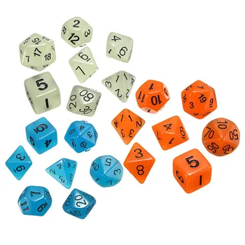 Brand New Polyhedral Dice 7pcs Set Luminous RPG Dice Set d4 d6 d8 d10 d12 d20 Dungeons & Dragons Rpg Board GameS Dice 
Brand New Polyhedral Dice 7pcs Set Luminous RPG Dice Set d4 d6 d8 d10 d12 d20 Dungeons & Dragons Rpg Board GameS Dice