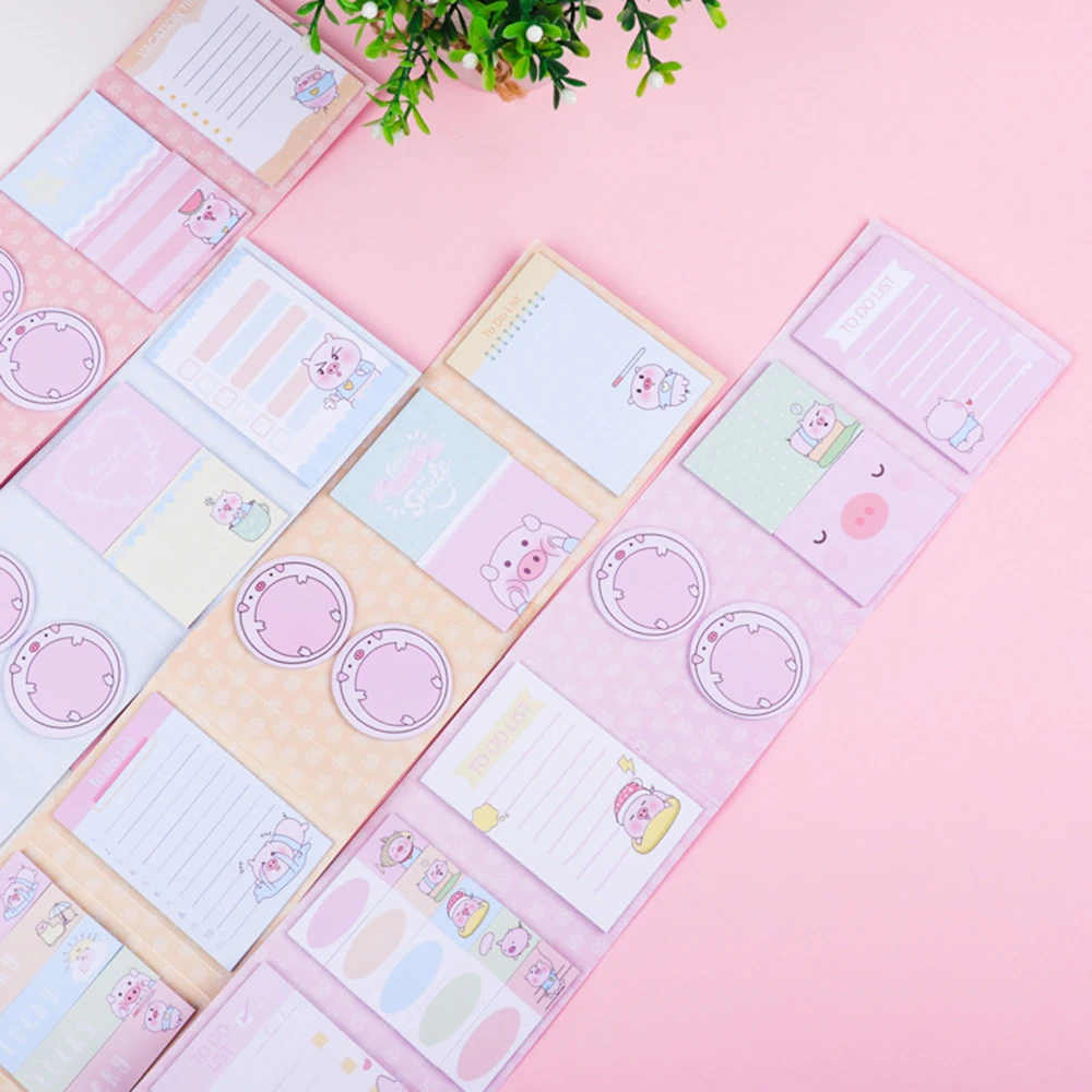 Cartoon Cute pig 6 Folding Memo Pad N Times Sticky Notes Memo Notepad Bookmark Gift Stationery
Cartoon Cute pig 6 Folding Memo Pad N Times Sticky Notes Memo Notepad Bookmark Gift Stationery
