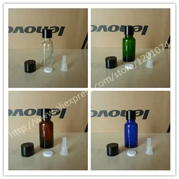 20ml clear/brown/green/blue shiny Glass Bottle With aluminum shiny black cap(lines)+clear insert.Oil vial,for Essential Oil
20ml clear/brown/green/blue shiny Glass Bottle With aluminum shiny black cap(lines)+clear insert.Oil vial,for Essential Oil