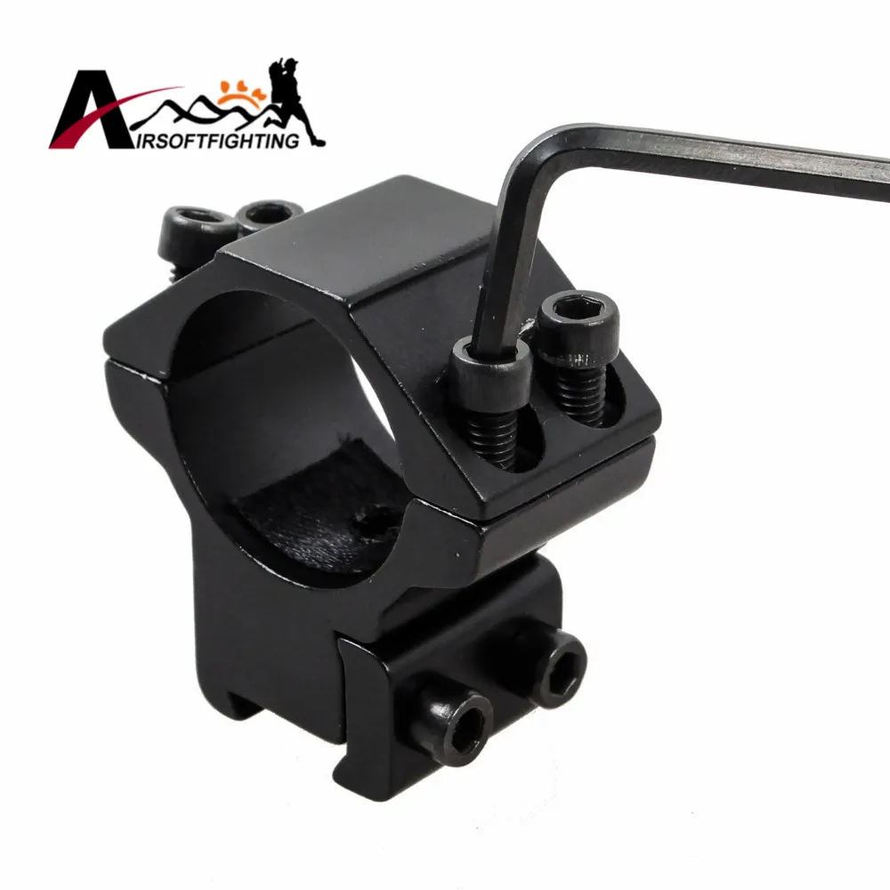 25.4mm 1" Ring 11mm Rail Dovetail High Mount for Laser Light Scope Airsoft Military Hunting Shooting Rifle Gun Accessory
25.4mm 1" Ring 11mm Rail Dovetail High Mount for Laser Light Scope Airsoft Military Hunting Shooting Rifle Gun Accessory