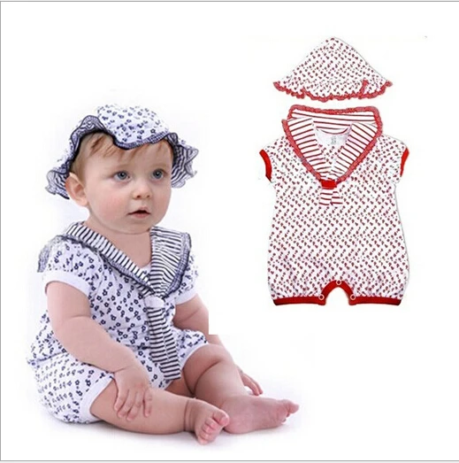 kids Climbing suit for Newborn Baby Clothes Small Floral Short-sleeved Tie Lapel Romper + Hat 80-100cm
kids Climbing suit for Newborn Baby Clothes Small Floral Short-sleeved Tie Lapel Romper + Hat 80-100cm