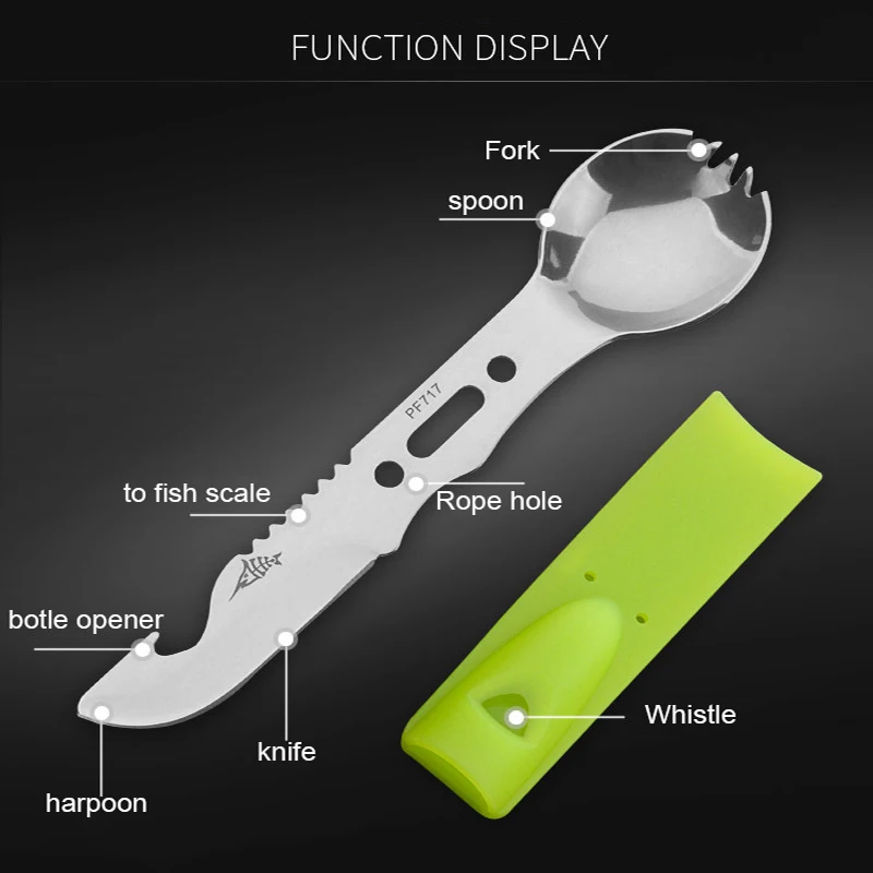 2018 New Outdoor Multi Functional Travel Kits Fork EDC Tool Spoon Camping Bottle Opener Folding Spoon Fork knife Travel Set
2018 New Outdoor Multi Functional Travel Kits Fork EDC Tool Spoon Camping Bottle Opener Folding Spoon Fork knife Travel Set