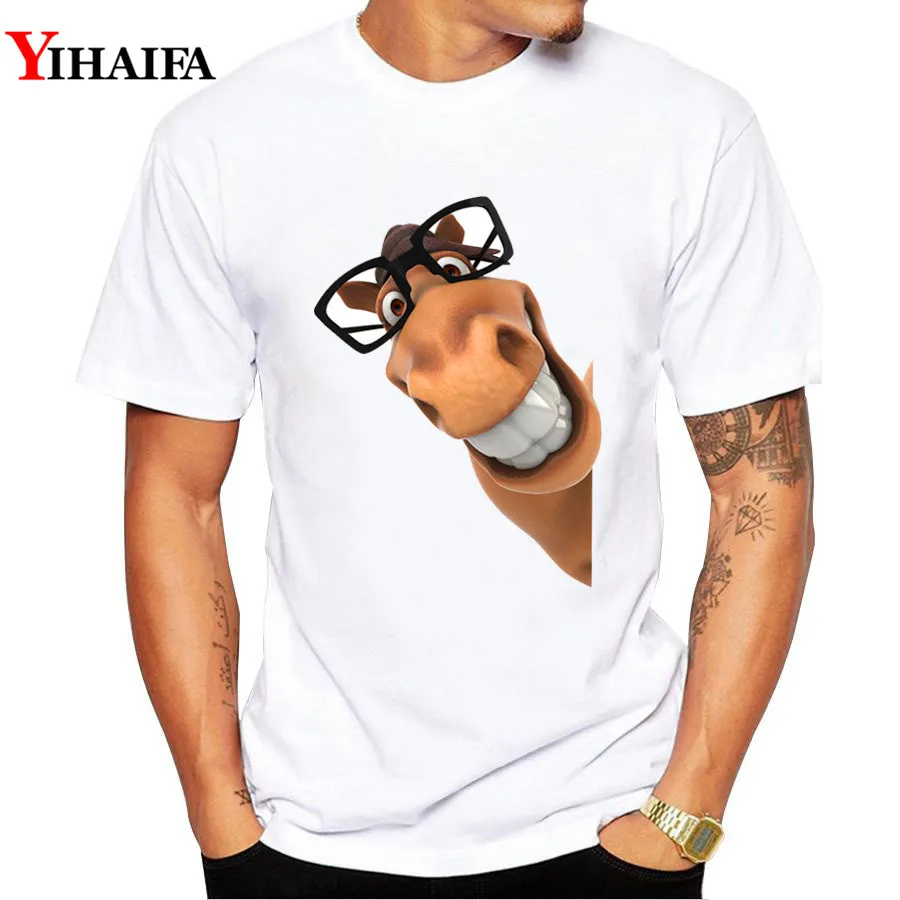 Casual Men T-Shirt gym Giraffe Graphic Summer Short sleeve Funny Animal Design White Tee Shirts
Casual Men T-Shirt gym Giraffe Graphic Summer Short sleeve Funny Animal Design White Tee Shirts