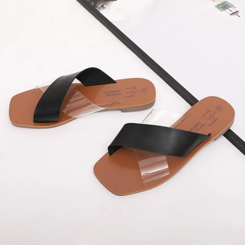 Summer New Rome Cross Slides Slippers Women Shoes Flip Flops Sliders Flat 2019 Transparent Beach Sandals chaussures femme
Summer New Rome Cross Slides Slippers Women Shoes Flip Flops Sliders Flat 2019 Transparent Beach Sandals chaussures femme