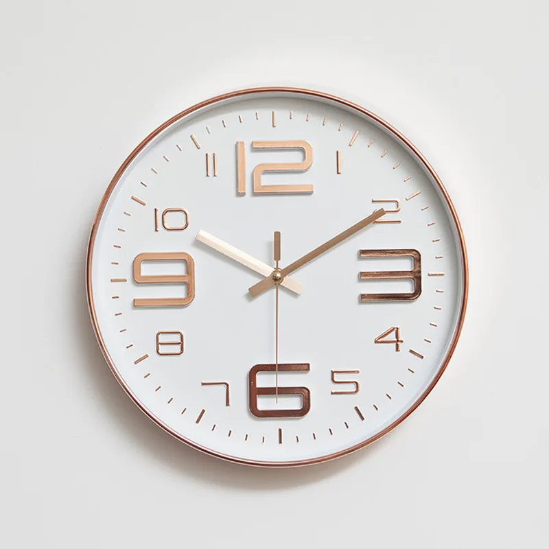 Atmospheric Alarm Clock Wall Clock Modern Simple Mute Rose Gold Bedroom Living Room Round Home Decor Wall Clock
Atmospheric Alarm Clock Wall Clock Modern Simple Mute Rose Gold Bedroom Living Room Round Home Decor Wall Clock