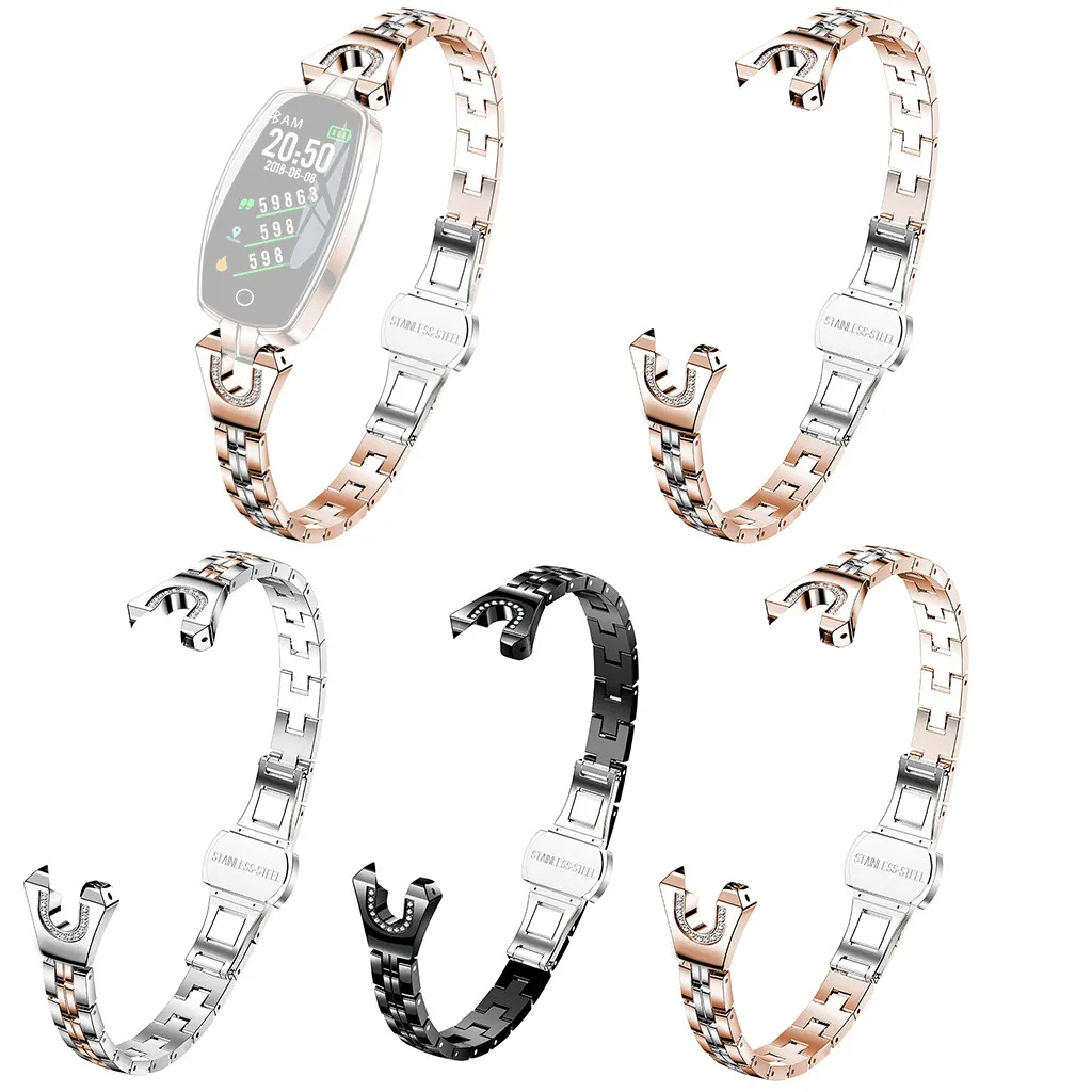 Stainless Steel Bacelet For H8 Smart Watch Replacement Wrist Band Luxury Stainless Steel Strap Wrist Band Bracelet New 0301#2
Stainless Steel Bacelet For H8 Smart Watch Replacement Wrist Band Luxury Stainless Steel Strap Wrist Band Bracelet New 0301#2