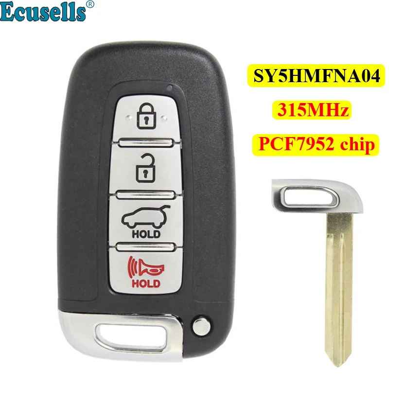 4 buttons Smart Remote Key Fob 315MHz PCF7952 chip for Hyundai Elantra Genesis Coupe for KIA Soul Forte Sportage FCC: SY5HMFNA04
4 buttons Smart Remote Key Fob 315MHz PCF7952 chip for Hyundai Elantra Genesis Coupe for KIA Soul Forte Sportage FCC: SY5HMFNA04