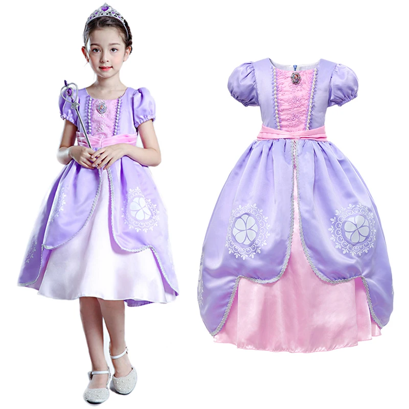 YOFEEL Girls Sofia Dress Cosplay Princess Sophia Costume Kids Puff Sleeve Embroidery Ball Gown Children Halloween Party Dresses
YOFEEL Girls Sofia Dress Cosplay Princess Sophia Costume Kids Puff Sleeve Embroidery Ball Gown Children Halloween Party Dresses