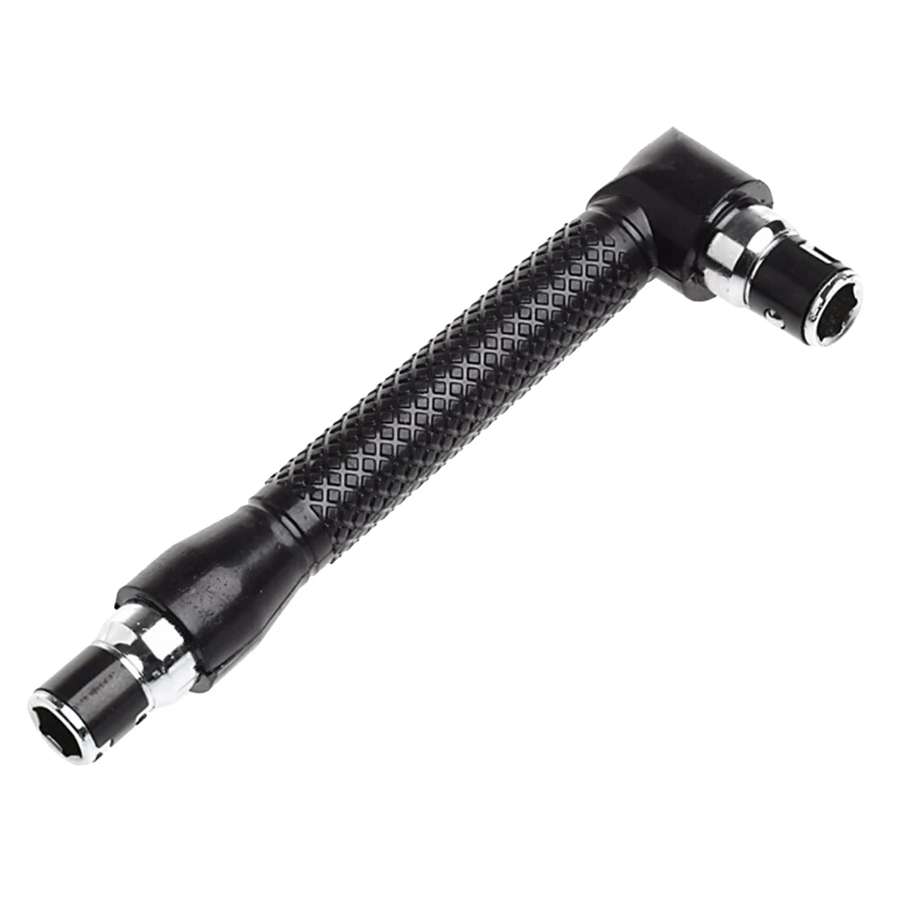 L-shaped Double-headed Socket Wrench Screwdriver Extension Handle Right Angle 1/4 Hex Shank 90 Degree Screwdriver Adapter Wrench
L-shaped Double-headed Socket Wrench Screwdriver Extension Handle Right Angle 1/4 Hex Shank 90 Degree Screwdriver Adapter Wrench