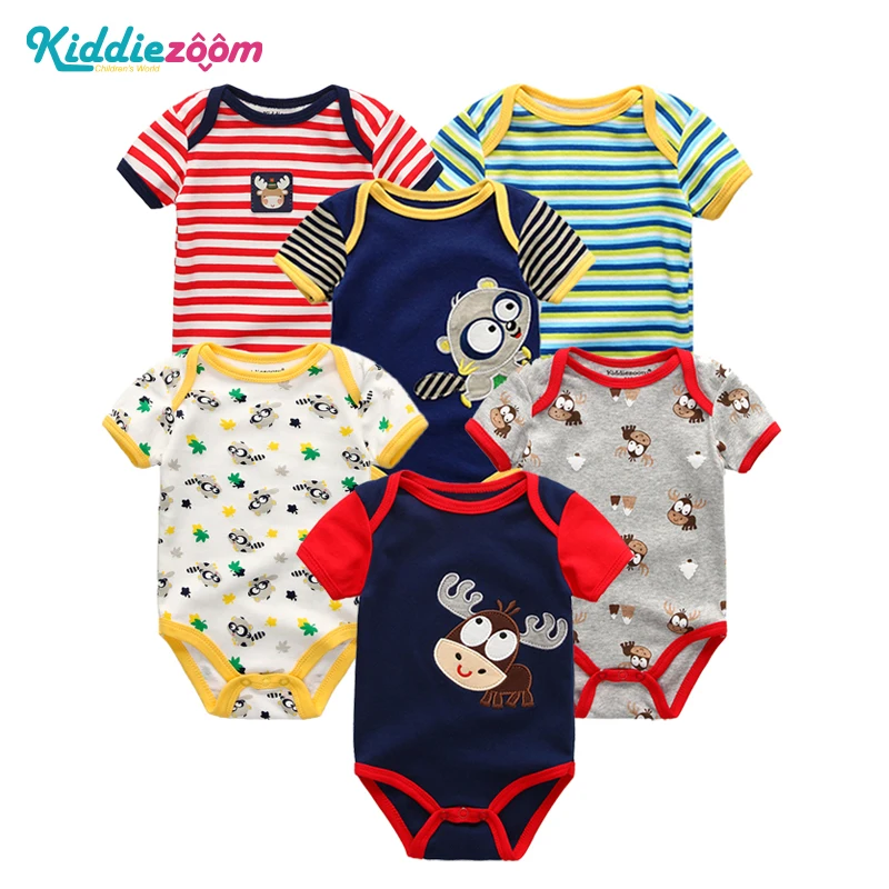 6Pcs/Lot unisex Summer Children Clothing Newbron Baby Jumpsuit Cotton Baby Playsuit Bodysuits Short Sleeve Baby Cute Bebe Sets
6Pcs/Lot unisex Summer Children Clothing Newbron Baby Jumpsuit Cotton Baby Playsuit Bodysuits Short Sleeve Baby Cute Bebe Sets