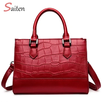 100% Genuine Leather Women Bag Ladies Women Shoulder Bags 2017 New Fashion Designer Handbags High Quality Famous Brands Tote Bag
100% Genuine Leather Women Bag Ladies Women Shoulder Bags 2017 New Fashion Designer Handbags High Quality Famous Brands Tote Bag