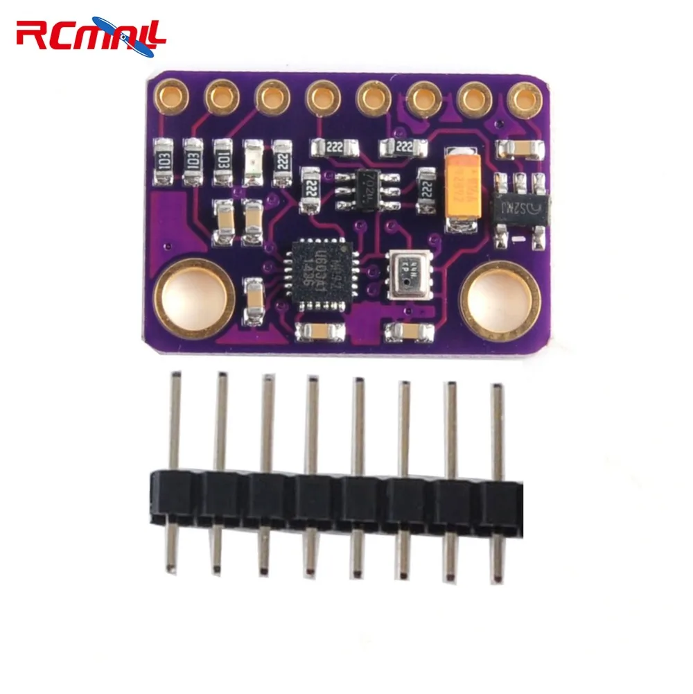 Модуль датчика ускорения гироскоп-Компас RCmall MPU9250 BMP280 10DOF GY-91 FZ1809 |
