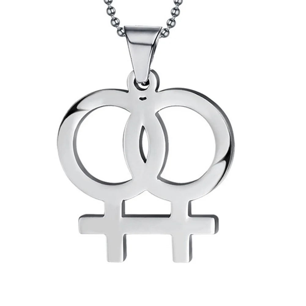 2019 new hot sale Stainless Steel Lesbian Necklace Women Stainless Steel Pendant Necklace Cool Lesbian Gay Pride Jewelry
2019 new hot sale Stainless Steel Lesbian Necklace Women Stainless Steel Pendant Necklace Cool Lesbian Gay Pride Jewelry