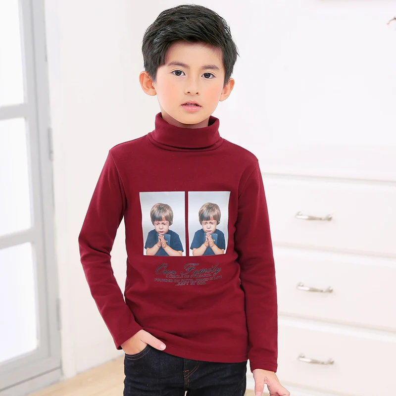 New Arrival Boys T Shirt Cotton Big Boys Long Sleeve Tops Autumn Winter Basic Tshirt Kids Turtleneck Shirt for Teenage Boy 2019
New Arrival Boys T Shirt Cotton Big Boys Long Sleeve Tops Autumn Winter Basic Tshirt Kids Turtleneck Shirt for Teenage Boy 2019
