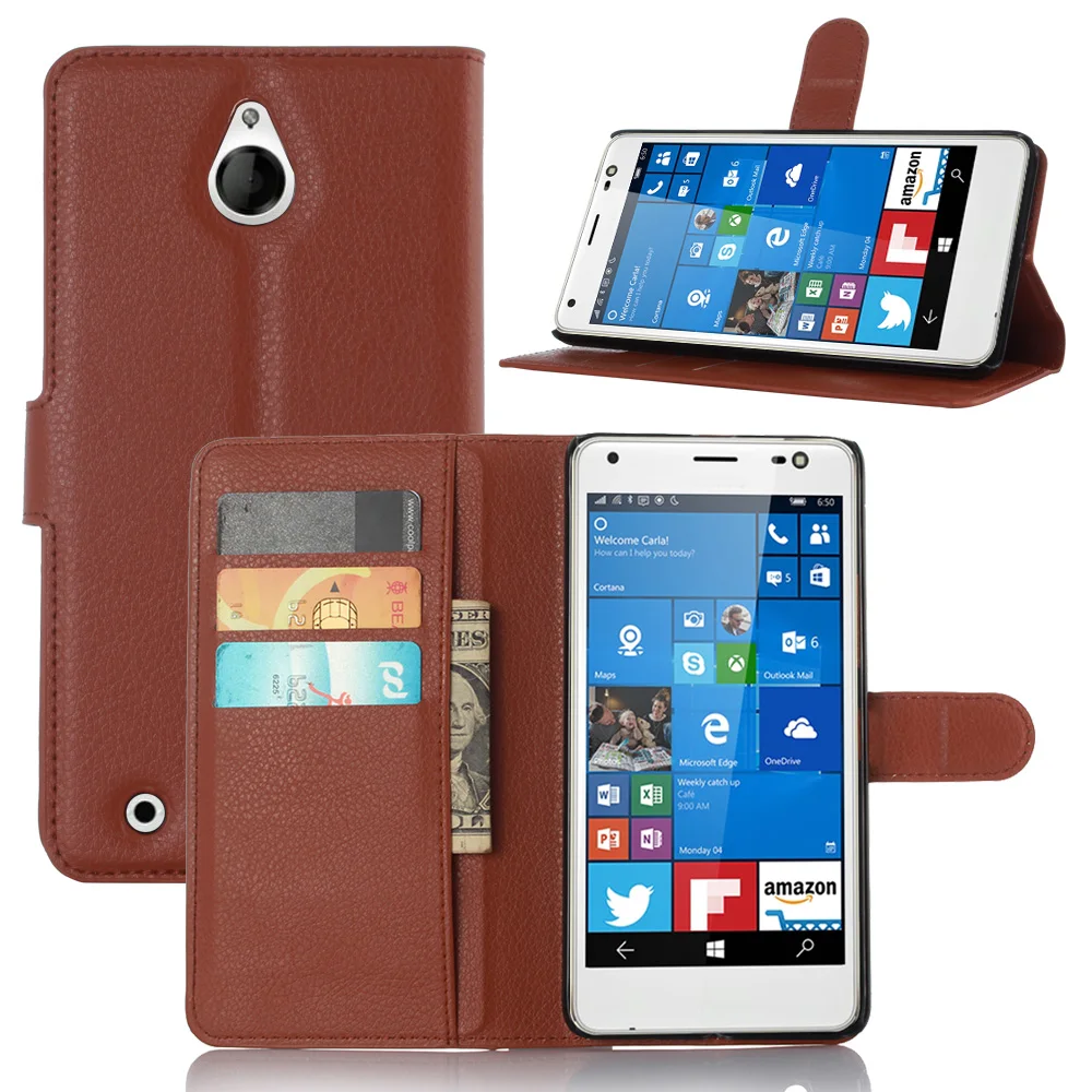 Для Mircosoft Nokia Lumia 850 чехол личи шаблон кошелек Флип PU кожаный подставка держатель