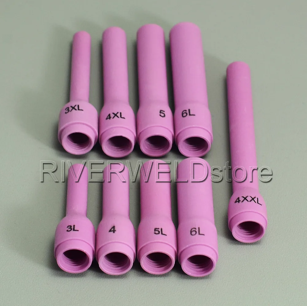 TIG KIT Extra Long Aluminia Ceramic Nozzle Shield Cups 796F70~7 Fit TIG Welding Torch WP 9 20 25 Series,9pcs
TIG KIT Extra Long Aluminia Ceramic Nozzle Shield Cups 796F70~7 Fit TIG Welding Torch WP 9 20 25 Series,9pcs