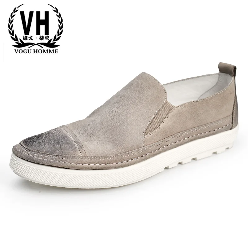 the spring of 2018 men's leisure shoes breathable lazy pedal foot sleeve loafer leather shoes retro flat cowhide
the spring of 2018 men's leisure shoes breathable lazy pedal foot sleeve loafer leather shoes retro flat cowhide