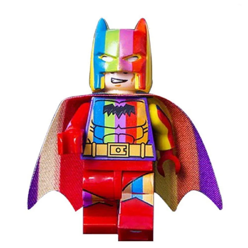 Rainbow Batman Collection Marvel Figures Superheroes Spiderman Raytheon Compatible Duplo Building Blocks DIY Toys for Children
Rainbow Batman Collection Marvel Figures Superheroes Spiderman Raytheon Compatible Duplo Building Blocks DIY Toys for Children