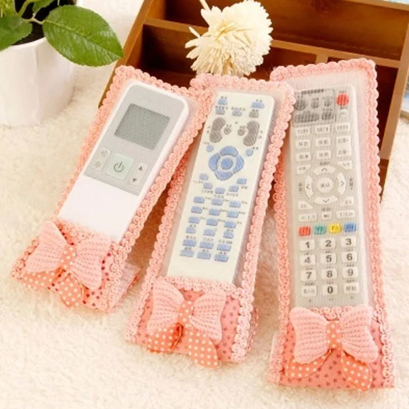 3 sizes Cute Bowknot Design Dustproof TV Remote Control Case Air condition Remote Control Cover Textile Protective Bag V269
3 sizes Cute Bowknot Design Dustproof TV Remote Control Case Air condition Remote Control Cover Textile Protective Bag V269