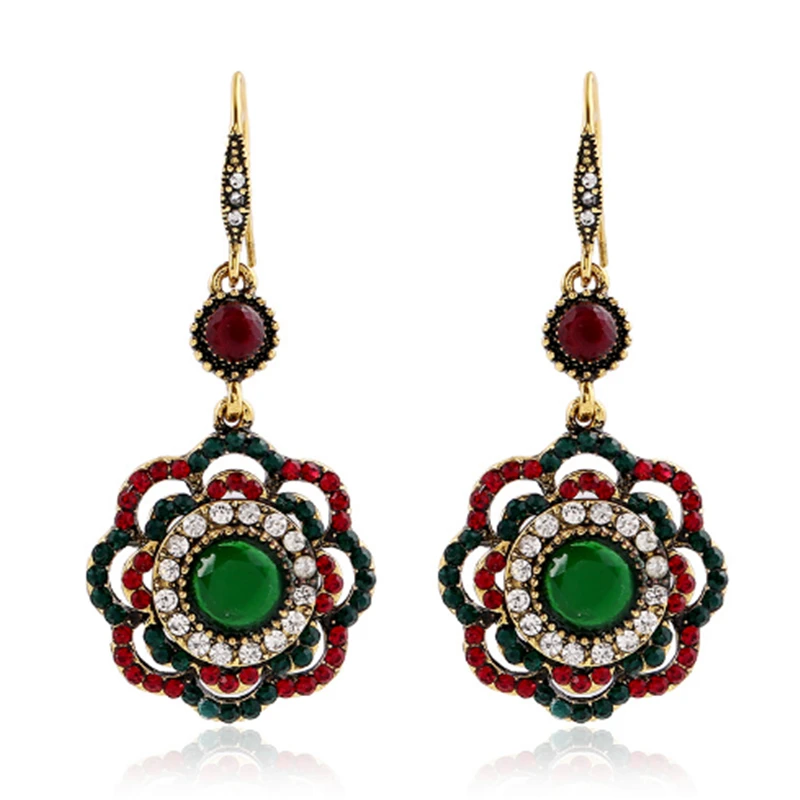 Flower Palace Retro Full Drilling Water Drop Rhinestones Female Earrings Sweet Earrings Long Earrings Crystal Earrings Jewelry
Flower Palace Retro Full Drilling Water Drop Rhinestones Female Earrings Sweet Earrings Long Earrings Crystal Earrings Jewelry