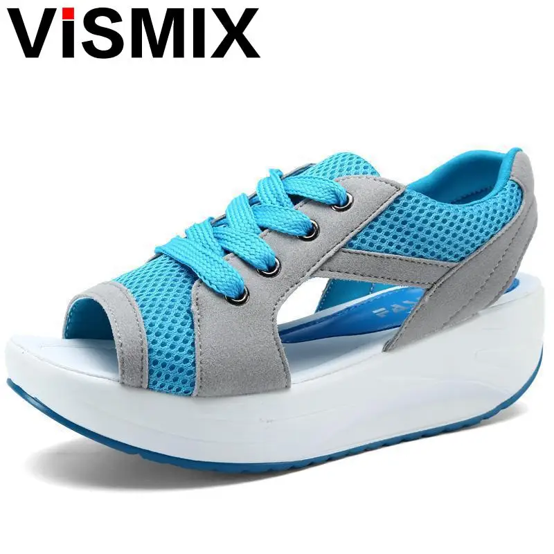 VISMIX 2017 Fashion Summer Women's Sandals Casual Mesh Breathable Shoes Women Ladies Wedges Sandals Lace Platform Sandalias
VISMIX 2017 Fashion Summer Women's Sandals Casual Mesh Breathable Shoes Women Ladies Wedges Sandals Lace Platform Sandalias