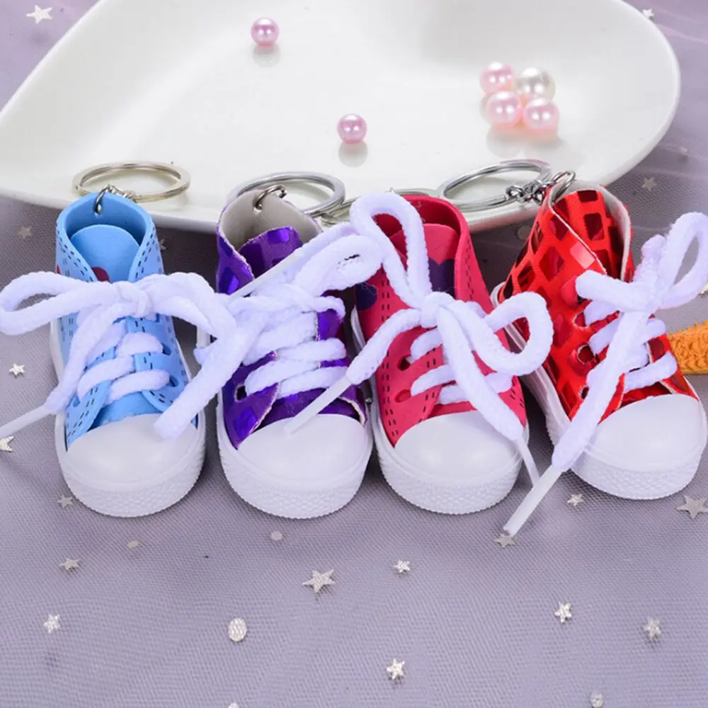 Fashion Hot Mini Simulation Canvas Shoes Cool Keyring Keychain Write I LOVE YOU For Women Girl Souvenir Gift Accessories
Fashion Hot Mini Simulation Canvas Shoes Cool Keyring Keychain Write I LOVE YOU For Women Girl Souvenir Gift Accessories